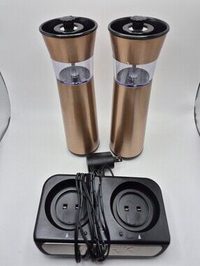 Kalorik Rechargeable Salt & Pepper Grinders. Kitchen Helper Never Used